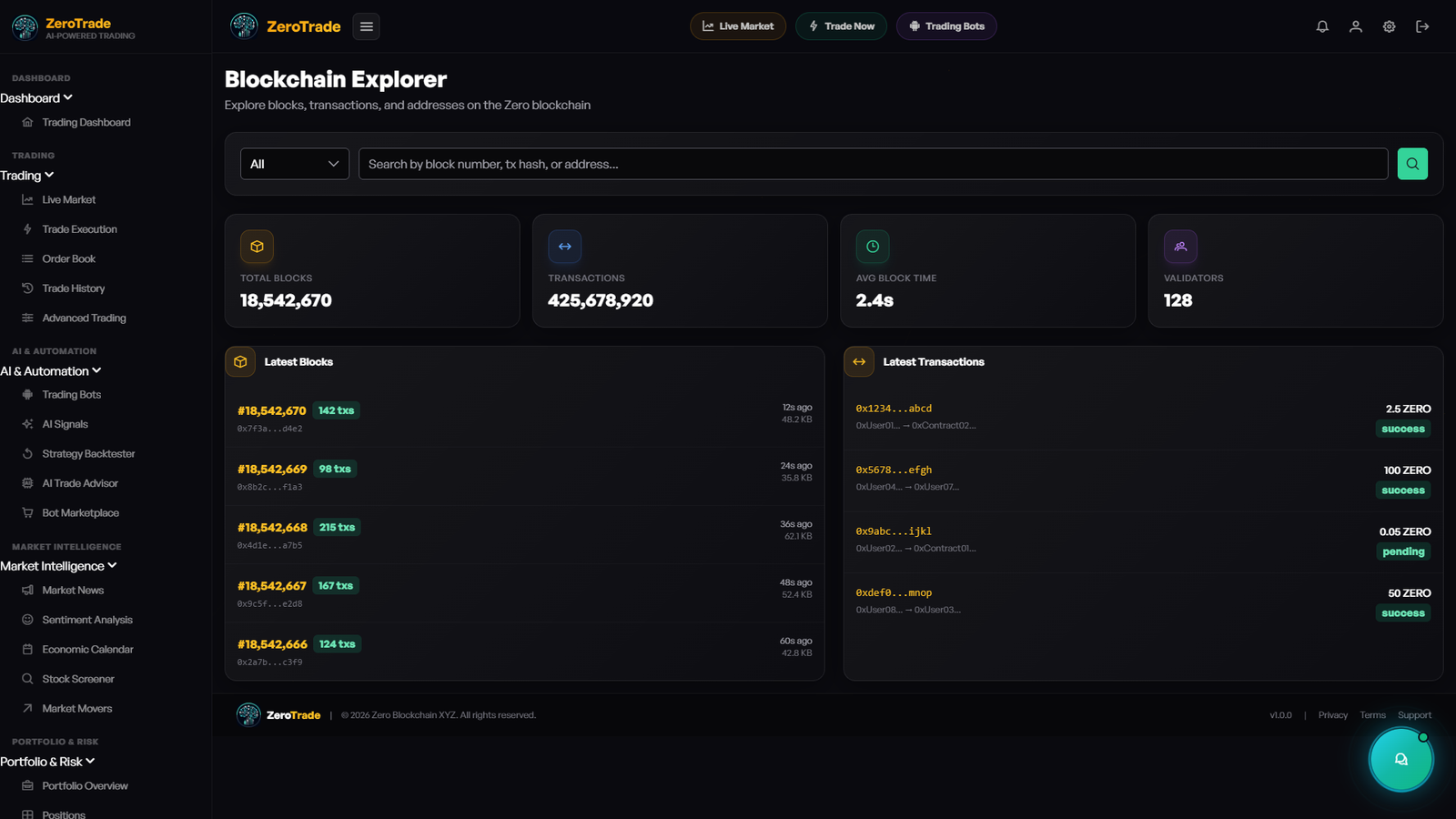 Blockchain Explorer