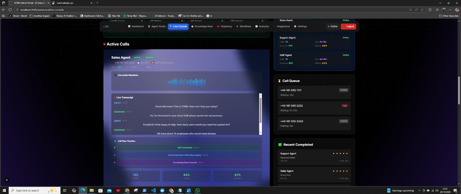 121BG application screen 6