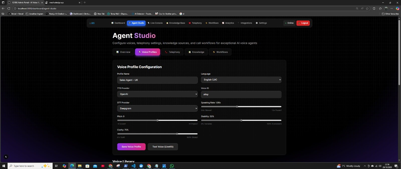 121BG application screen 23